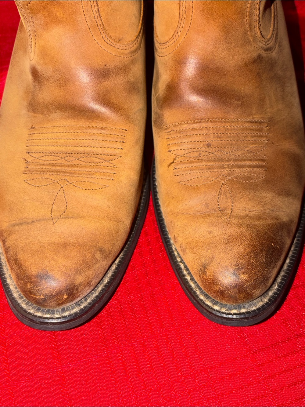 Men’s Size 9D ARIAT COWBOY BOOTS - Picture 4 of 10